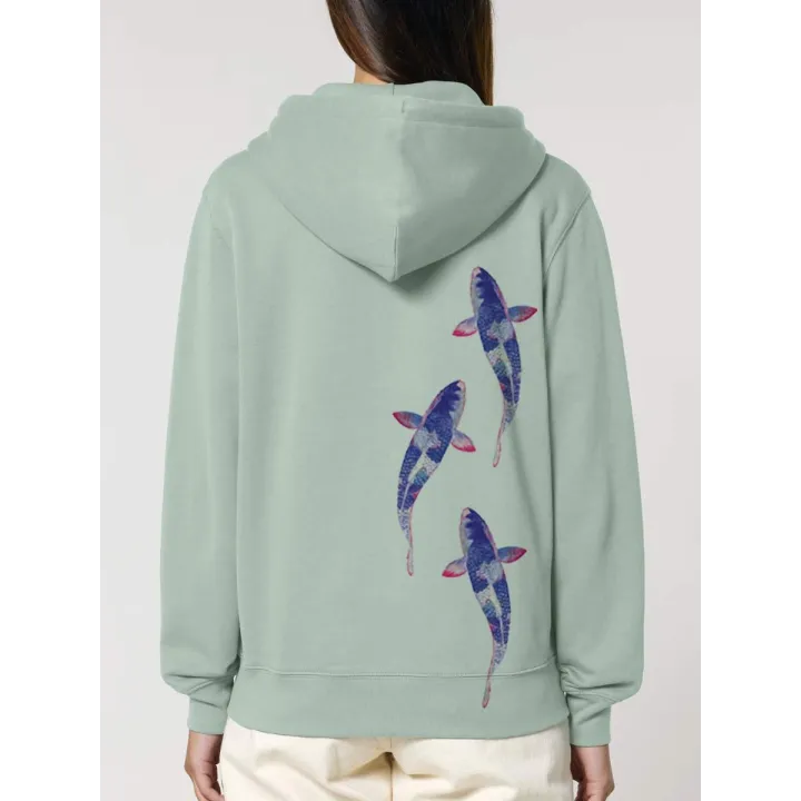VESTE ZIP FEMME "CARPE"