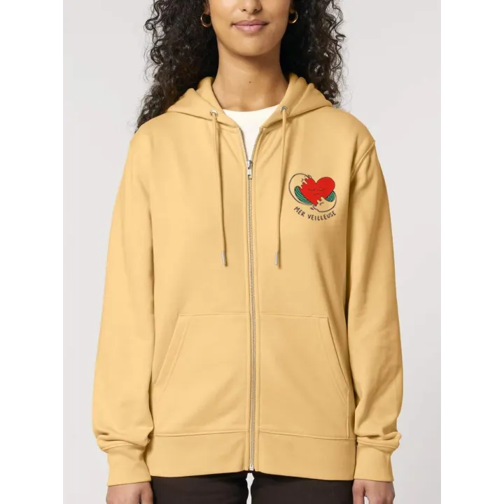 VESTE ZIP FEMME "MER VEUILLEUSE"