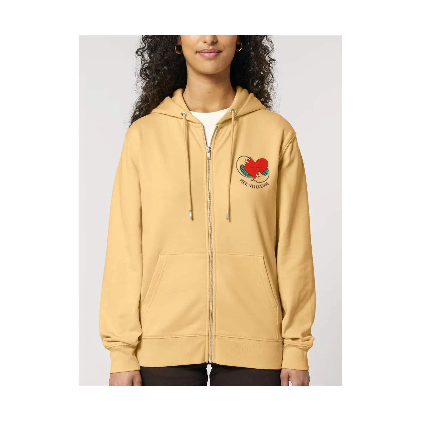 VESTE ZIP FEMME "MER VEUILLEUSE"