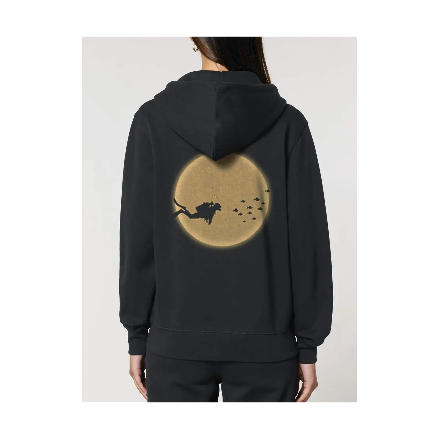 VESTE ZIP FEMME "PLONGEUR DE L'ESPACE" PAR LEDUC