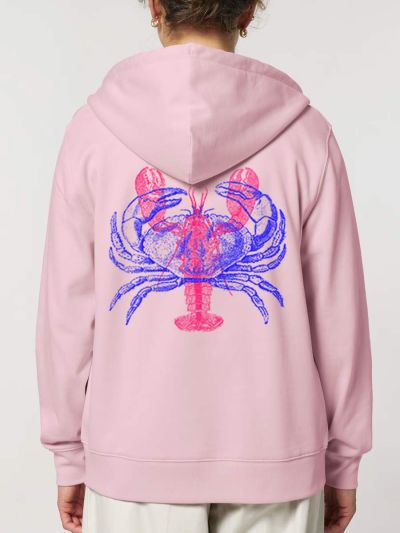 VESTE ZIP UNISEXE "HOMARD/CRABE" PAR RULIANO DES BOIS