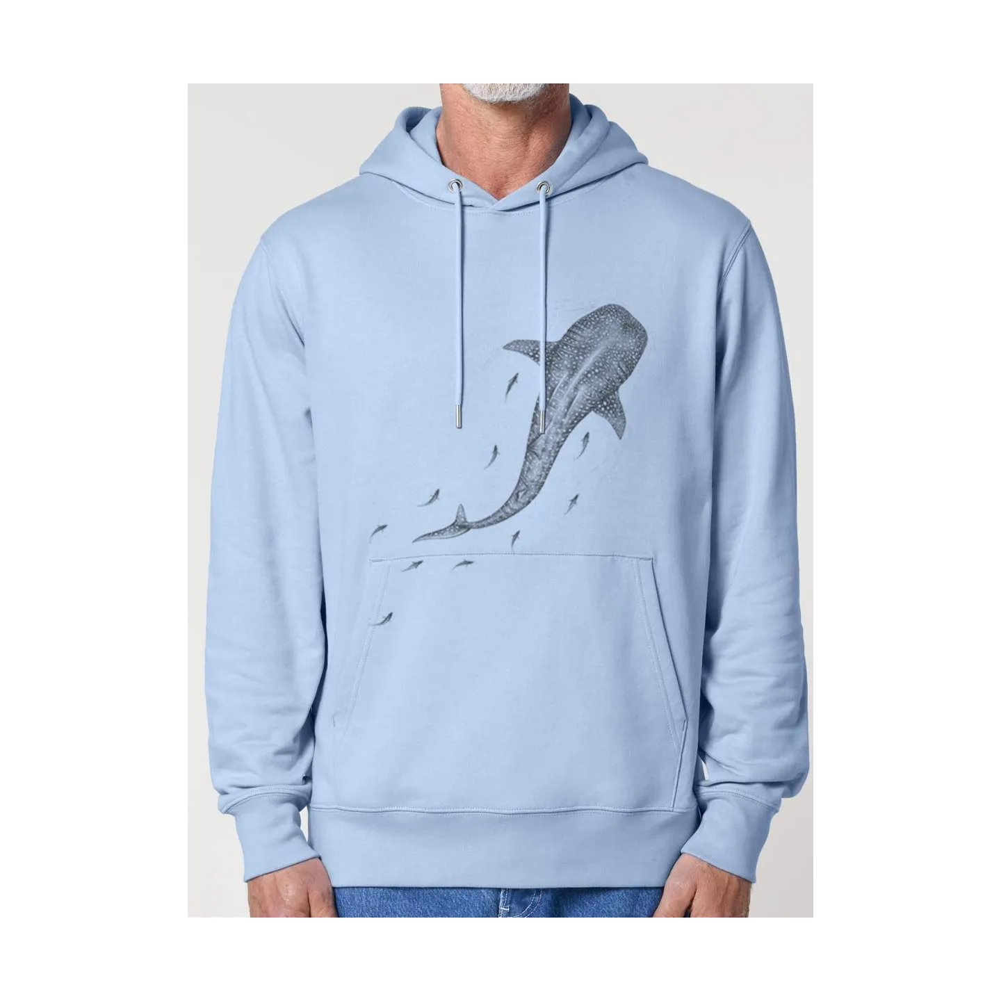 SWEAT CAPUCHE HOMME "OCEANETOILE" PAR THE INK
