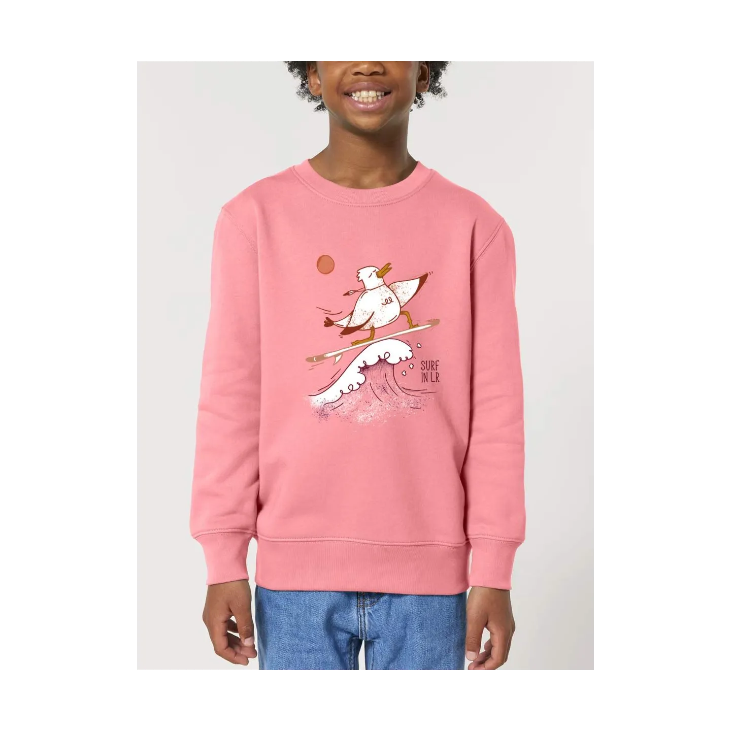 SWEAT ENFANT "SURF IN LR"