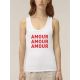 DÉBARDEUR FEMME "AMOUR AMOUR AMOUR"