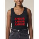 DÉBARDEUR FEMME "AMOUR AMOUR AMOUR"