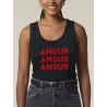 DÉBARDEUR FEMME "AMOUR AMOUR AMOUR"