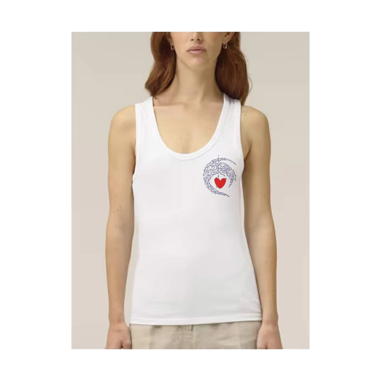  DÉBARDEUR FEMME "VAGUE DAMOUR" 