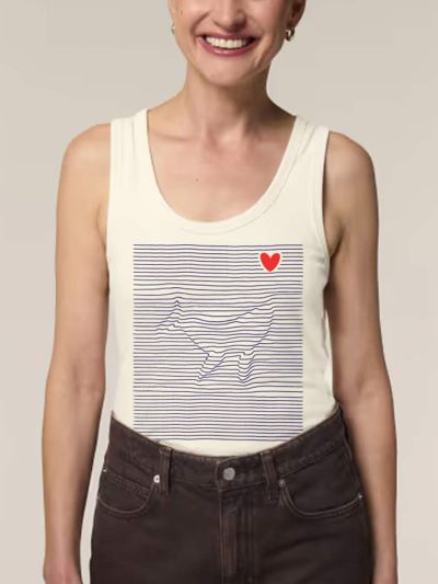 DÉBARDEUR FEMME "BALEINE MARINIERE" 