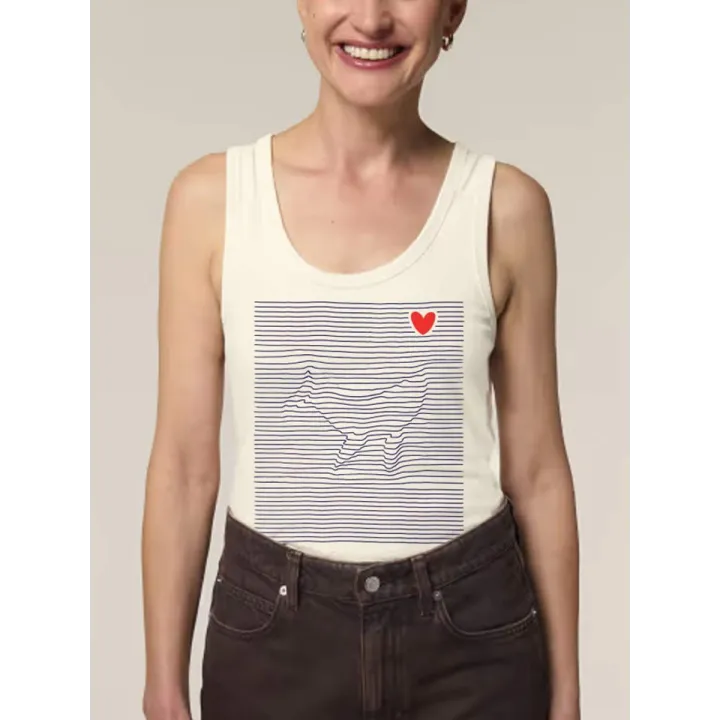 DÉBARDEUR FEMME "BALEINE MARINIERE"