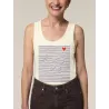 DÉBARDEUR FEMME "BALEINE MARINIERE" 