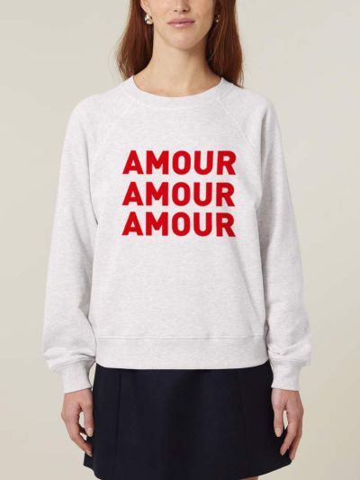 SWEAT FEMME "AMOUR AMOUR AMOUR"