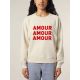 SWEAT FEMME "AMOUR AMOUR AMOUR"