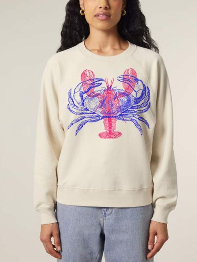 SWEAT FEMME "HOMARD/CRABE" PAR RULIANO DES BOIS