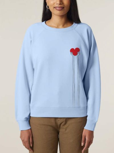 SWEAT FEMME "MAIN TENDU"
