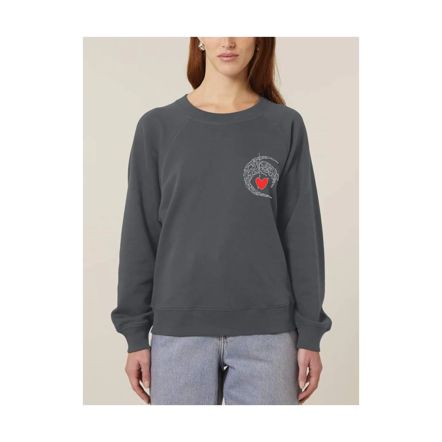   SWEAT FEMME "VAGUE DAMOUR"