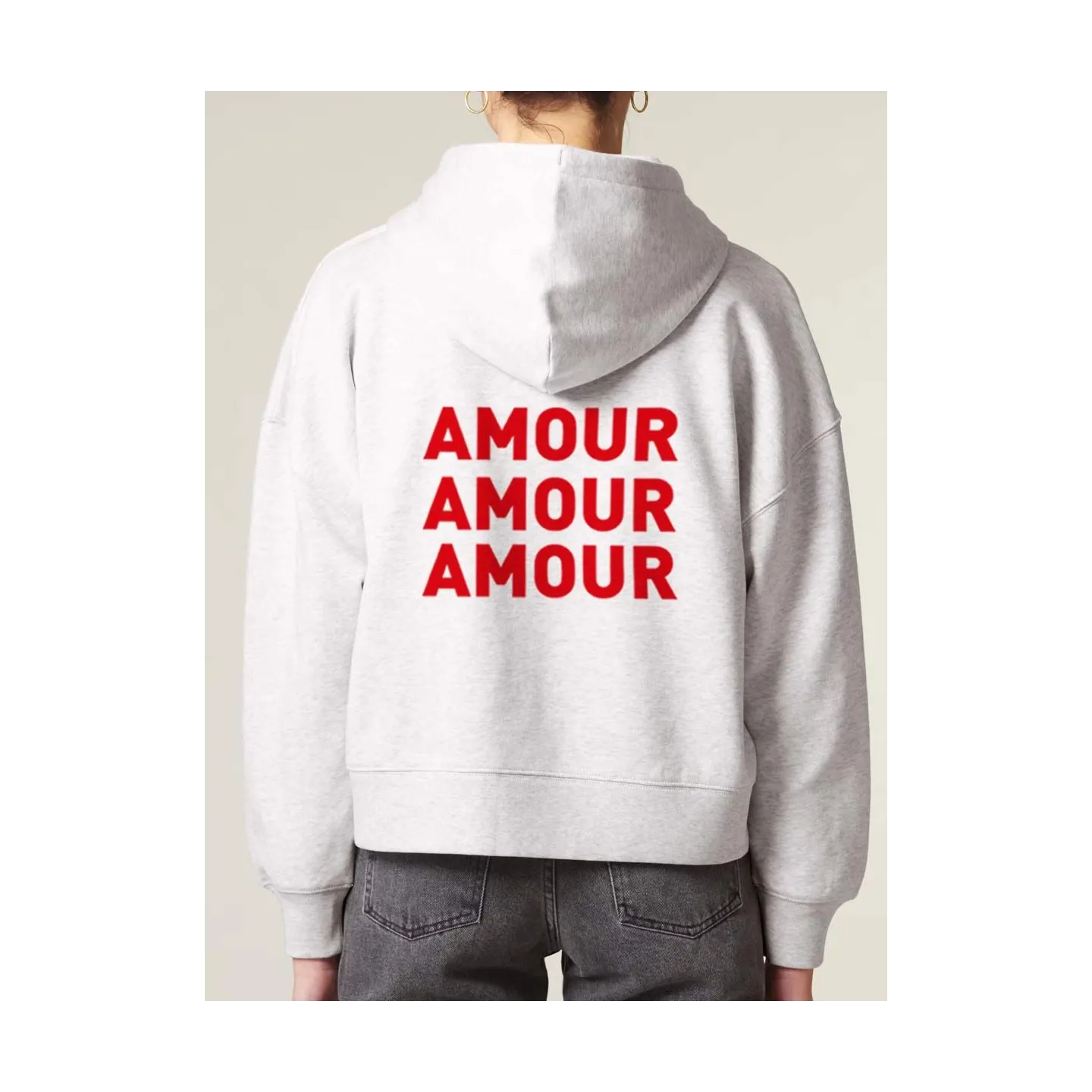 ESTE ZIP FEMME "AMOUR AMOUR AMOUR"