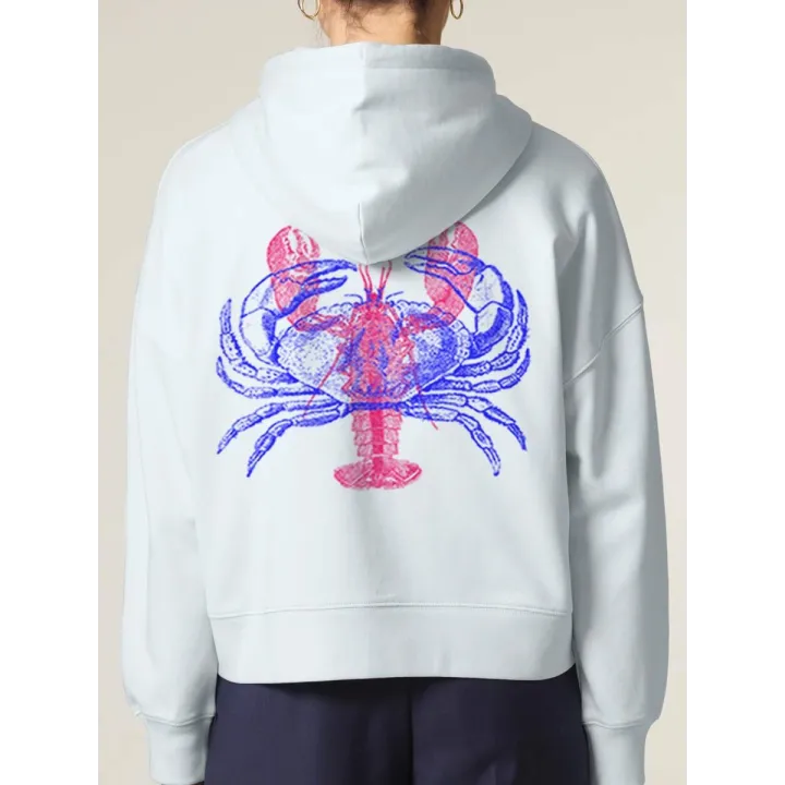 VESTE ZIP FEMME "HOMARD/CRABE" PAR RULIANO DES BOIS