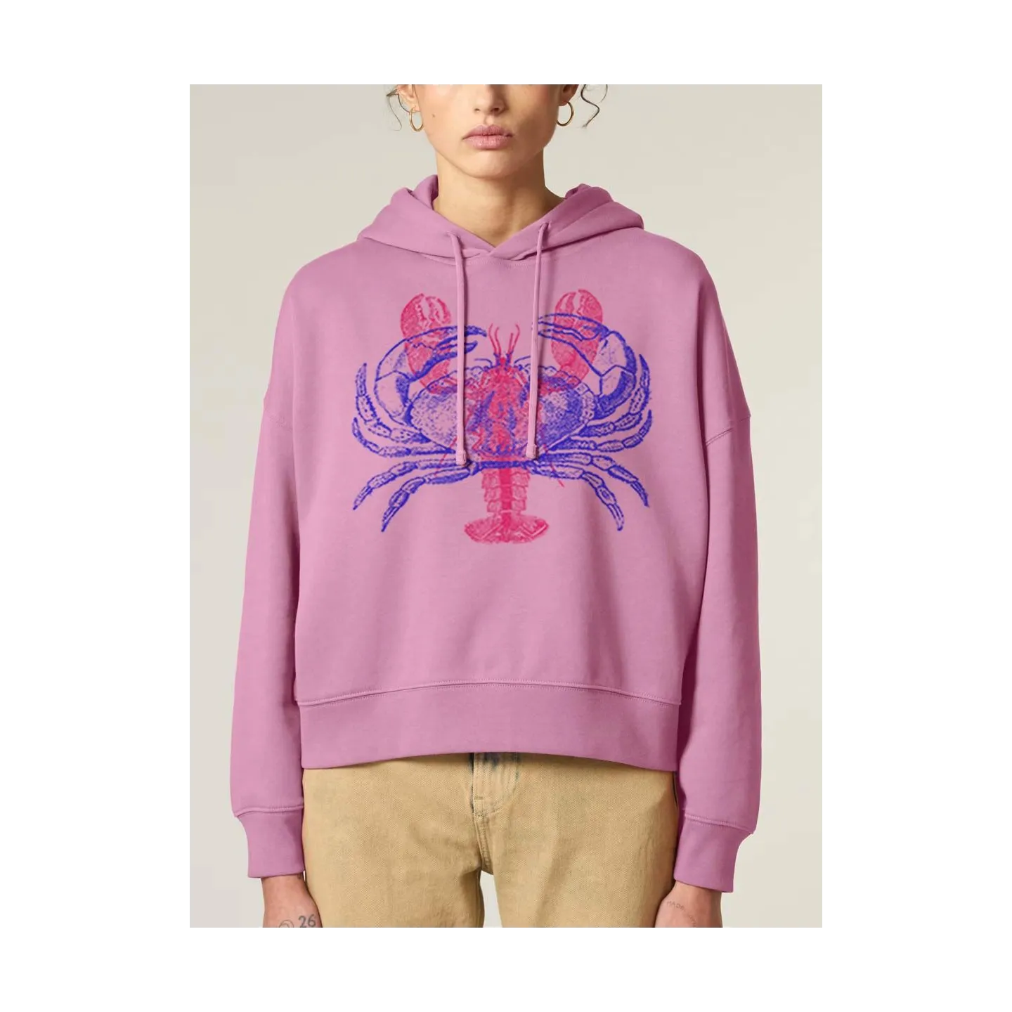 SWEAT FEMME "HOMARD/CRABE" PAR RULIANO DES BOIS