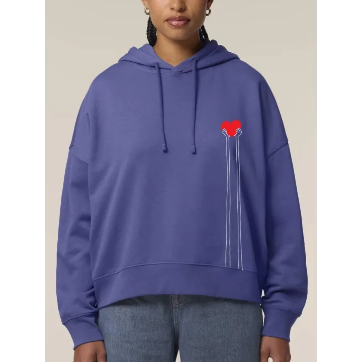 SWEAT FEMME "MAIN TENDU"
