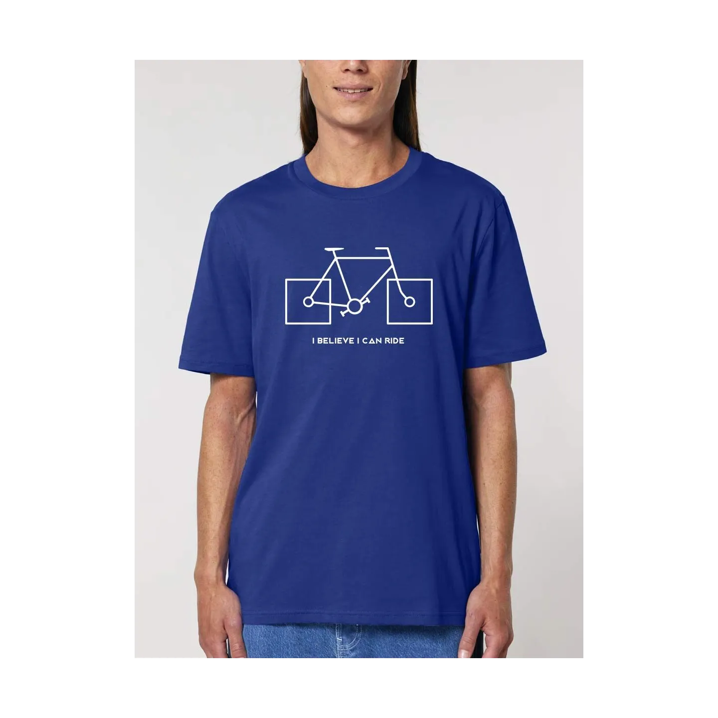 T-SHIRT HOMME "I BELIEVE I CAN RIDE" PAR LEDUC