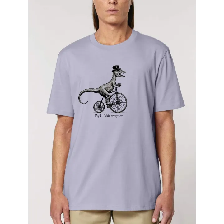 T-SHIRT HOMME "VELOCIRAPTOR" PAR LEDUC