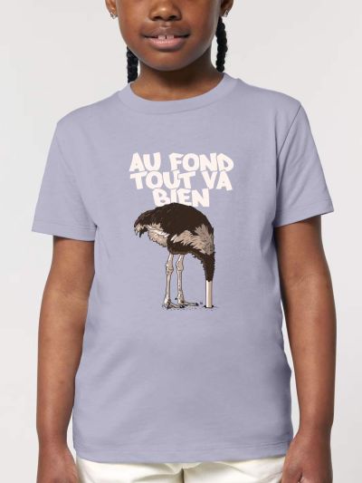 T-SHIRT ENFANT "AUTRUCHE" PAR LEDUC
