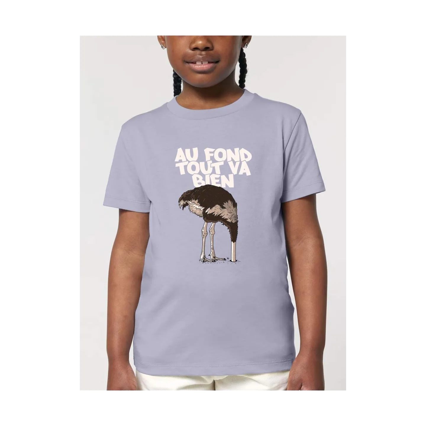 T-SHIRT ENFANT "AUTRUCHE" PAR LEDUC