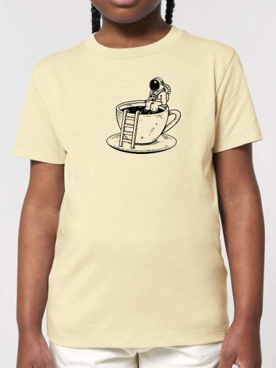 T-SHIRT ENFANT "SPACE COFFEE" PAR LEDUC