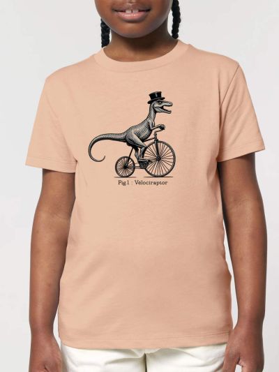 T-SHIRT ENFANT "VELOCIRAPTOR" PAR LEDUC