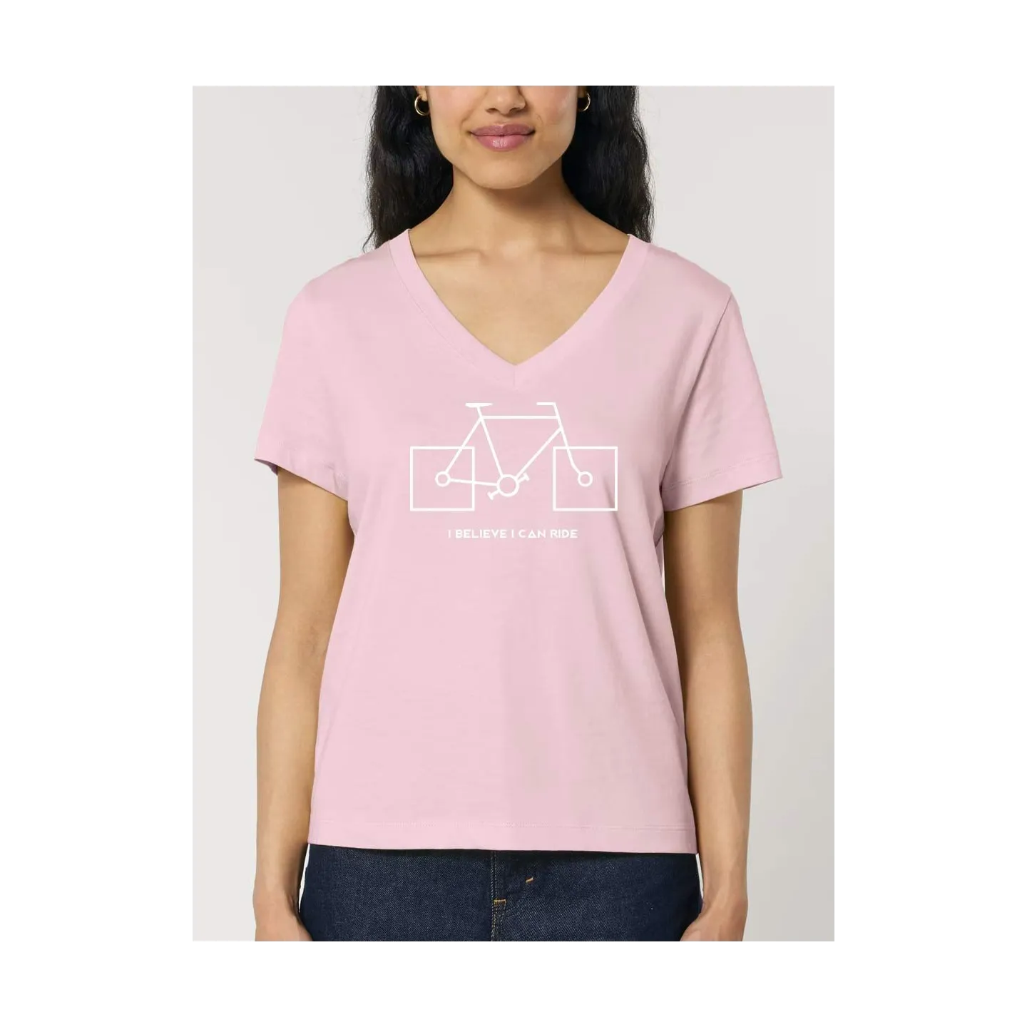 T-SHIRT FEMME "I BELIEVE I CAN RIDE" PAR LEDUC
