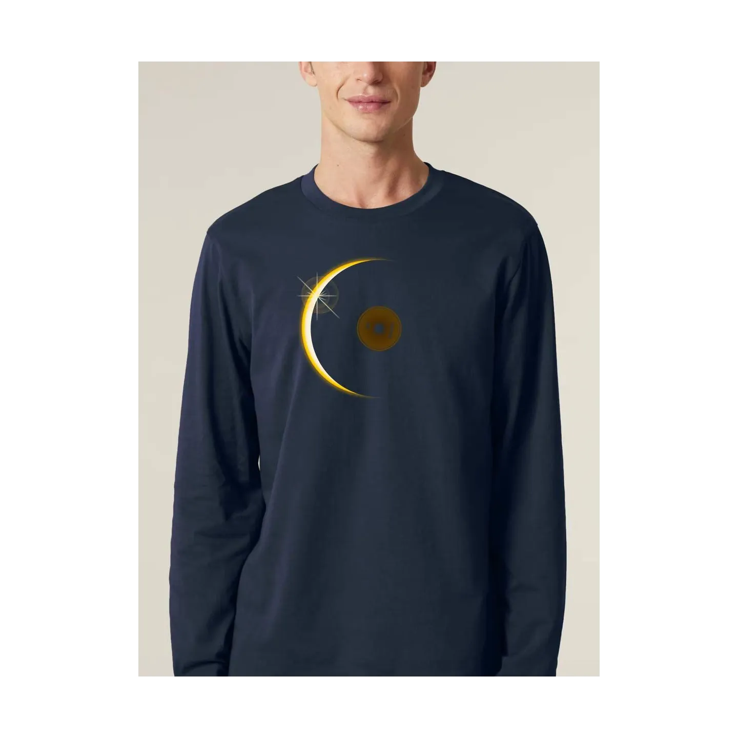 T-SHIRT MANCHE LONGUE HOMME "ECLIPSE" PAR LEDUC