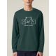 T-SHIRT MANCHE LONGUE HOMME "I BELIEVE I CAN RIDE" PAR LEDUC