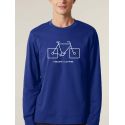 T-SHIRT MANCHE LONGUE HOMME "I BELIEVE I CAN RIDE" PAR LEDUC