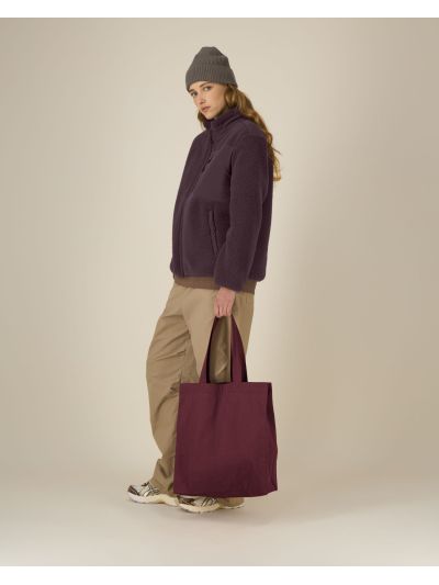 Mid Tote Bag - Burgundy