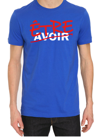 T-shirt homme "être avoir"