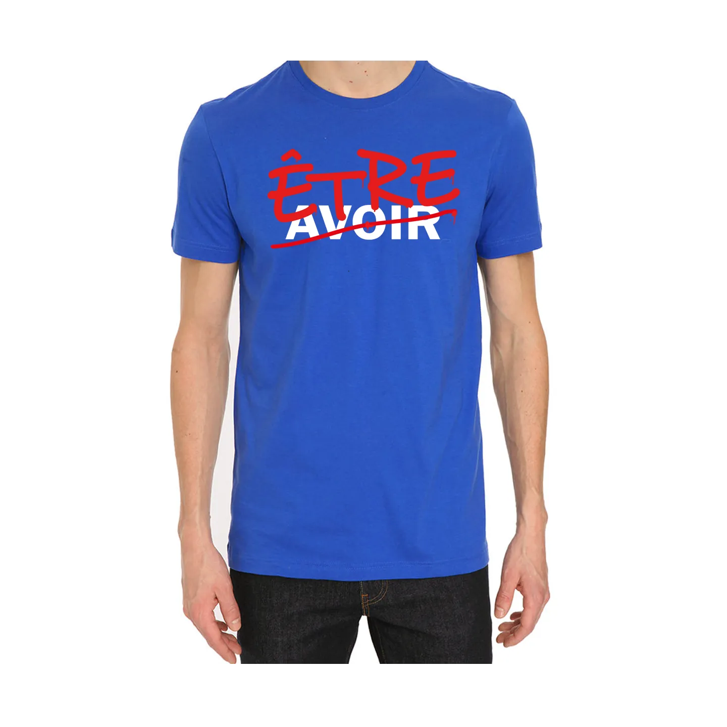 T-shirt homme "être avoir"