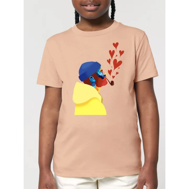 T-SHIRT ENFANTS "AMOUREUX DES ÉTOILES" BY ATELIER SALÉ