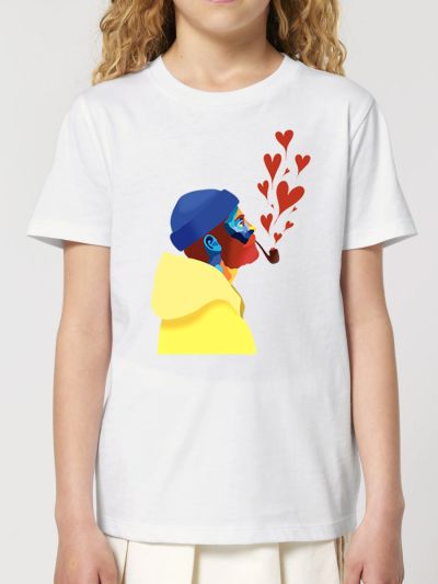 T-SHIRT ENFANTS "AMOUREUX DES ÉTOILES" BY ATELIER SALÉ