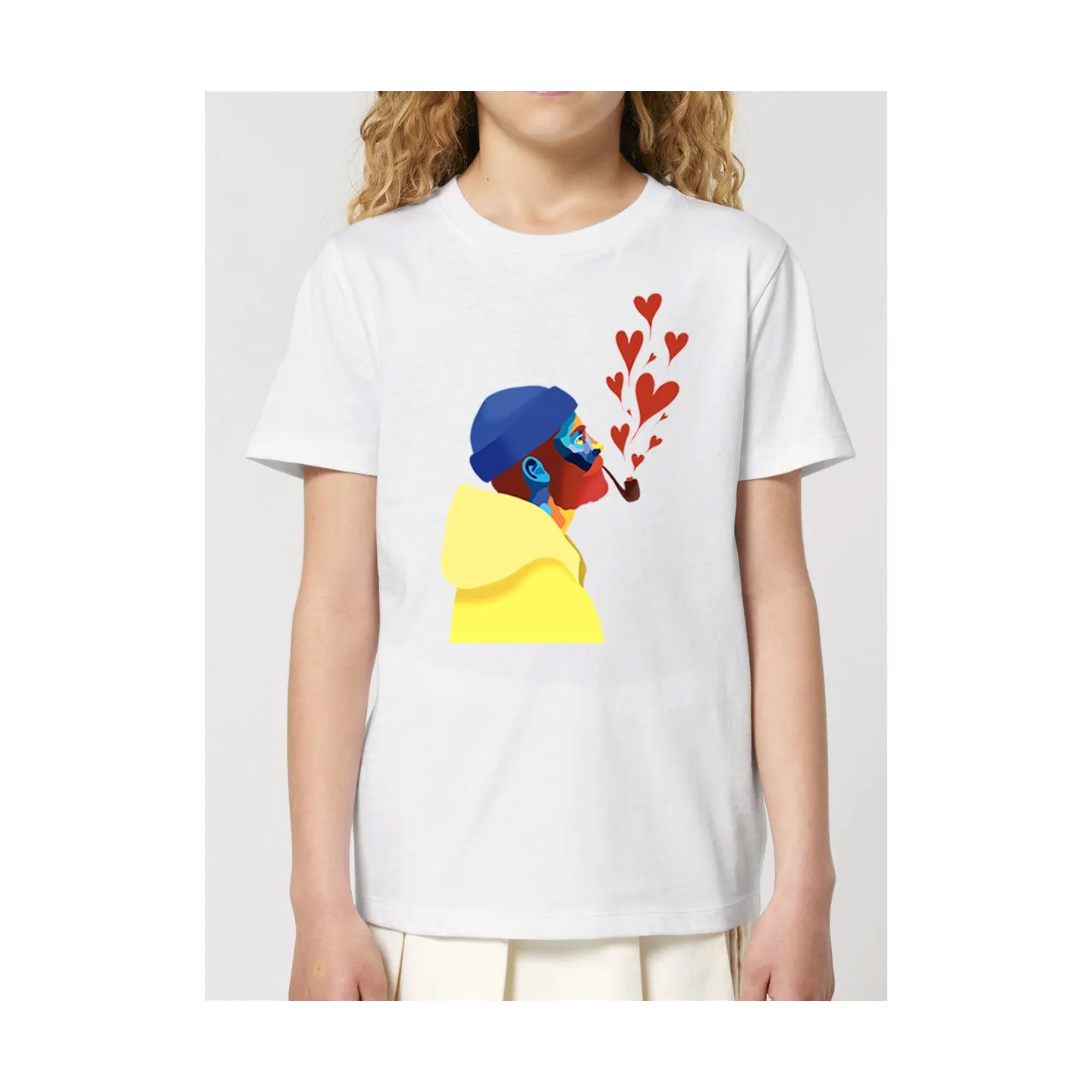 T-SHIRT ENFANTS "AMOUREUX DES ÉTOILES" BY ATELIER SALÉ