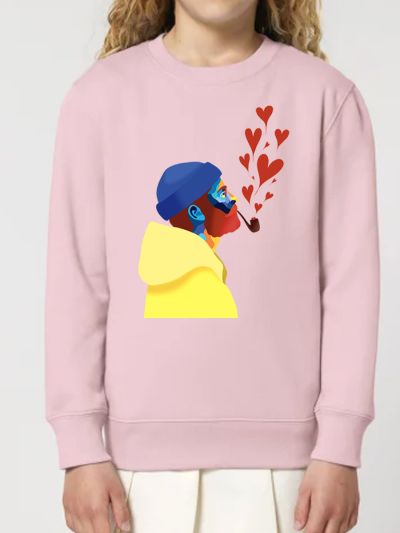 SWEAT ENFANTS "AMOUREUX DES ÉTOILES" BY ATELIER SALÉ