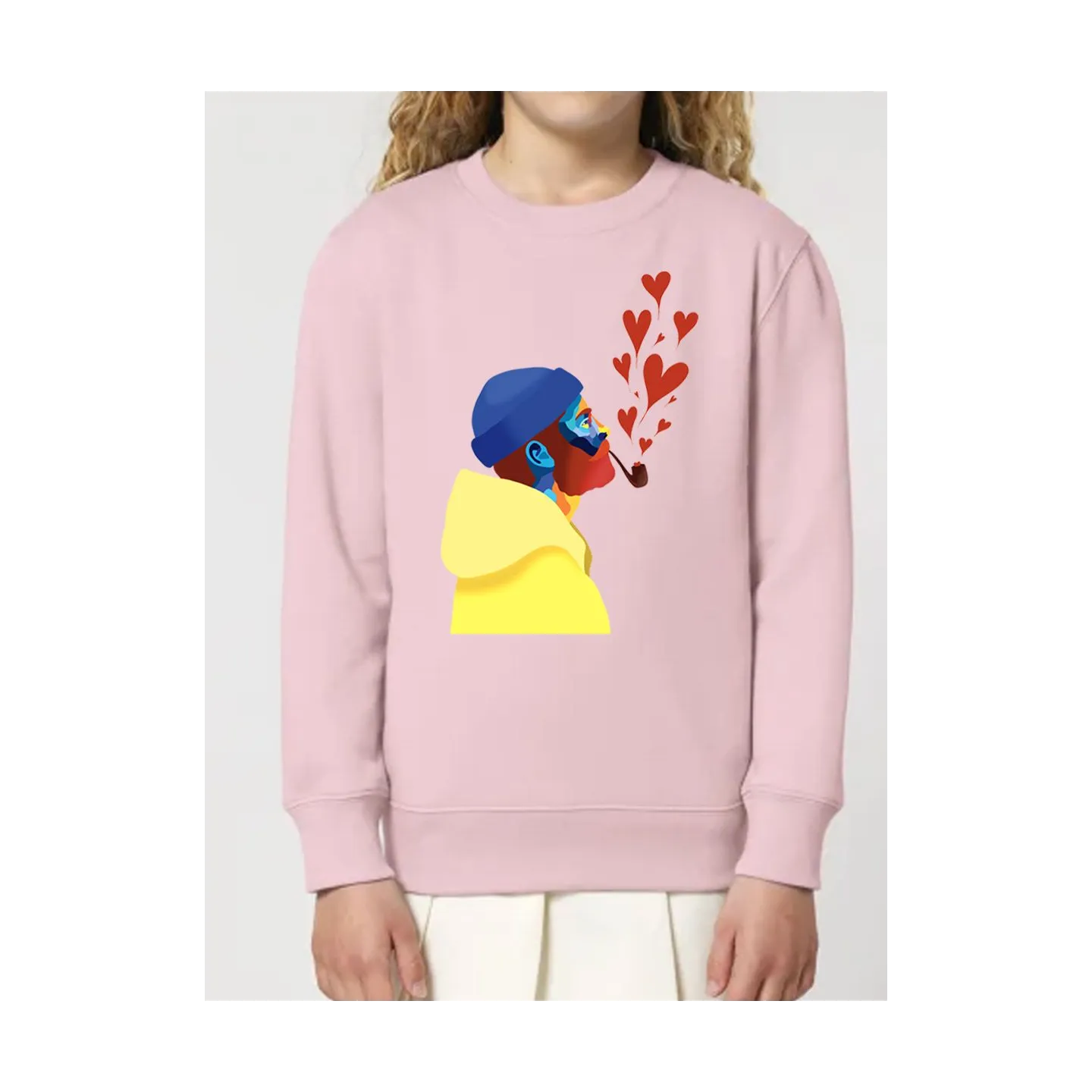 SWEAT ENFANTS "AMOUREUX DES ÉTOILES" BY ATELIER SALÉ