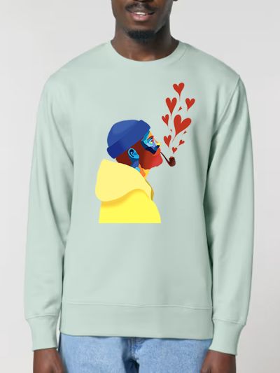 SWEAT UNISEXE "AMOUREUX DES ÉTOILES" BY ATELIER SALÉ