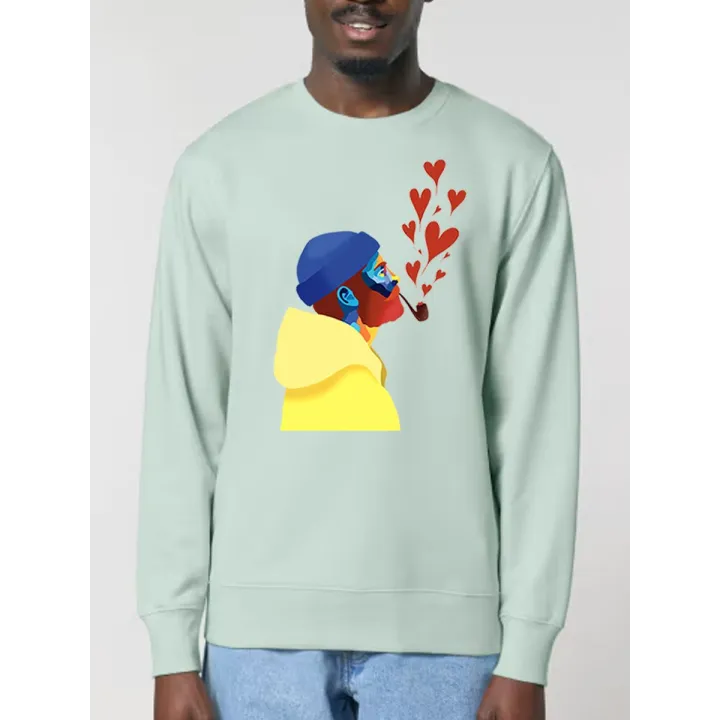 SWEAT UNISEXE "AMOUREUX DES ÉTOILES" BY ATELIER SALÉ