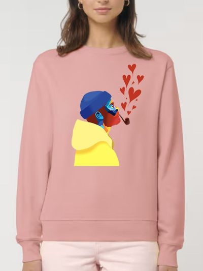 SWEAT UNISEXE "AMOUREUX DES ÉTOILES" BY ATELIER SALÉ