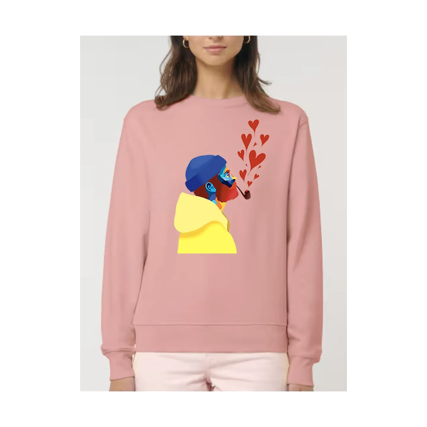 SWEAT UNISEXE "AMOUREUX DES ÉTOILES" BY ATELIER SALÉ