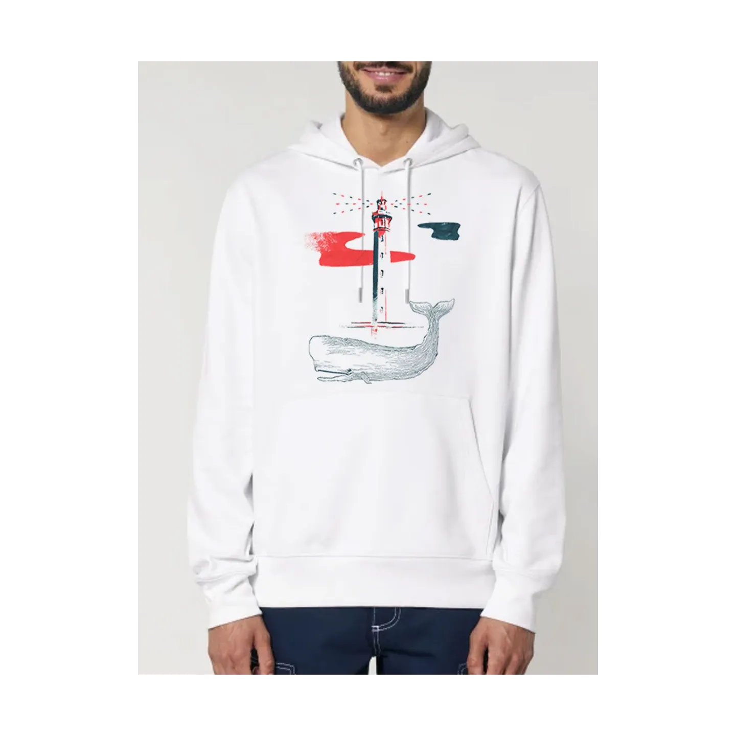 SWEAT HOMME "BALEINE" BY JORDAN GENTES 