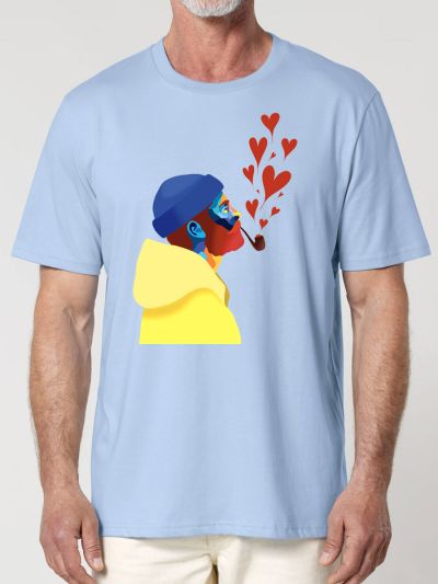 T-SHIRT HOMME "AMOUREUX DES ÉTOILES" BY ATELIER SALÉ