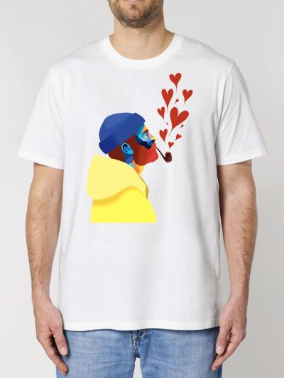 T-SHIRT HOMME "AMOUREUX DES ÉTOILES" BY ATELIER SALÉ