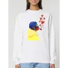 SWEAT UNISEXE COL ROND "AMOUREUX DES ÉTOILES" BY ATELIER SALÉ
