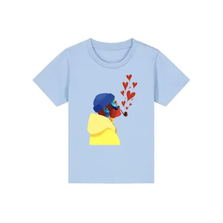 T-SHIRT BÉBÉ "AMOUREUX DES ÉTOILES" BY ATELIER SALÉ